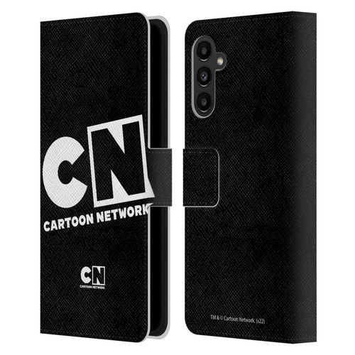 Cartoon Network Logo Oversized Leather Book Wallet Case Cover For Samsung Galaxy A13 5G (2021)