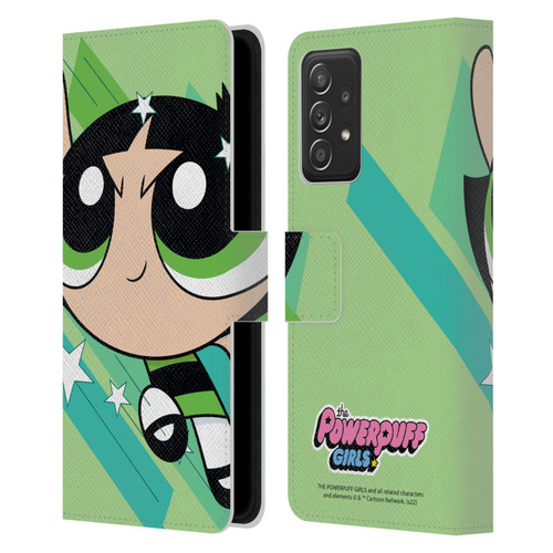 The Powerpuff Girls Graphics Buttercup Leather Book Wallet Case Cover For Samsung Galaxy A53 5G (2022)