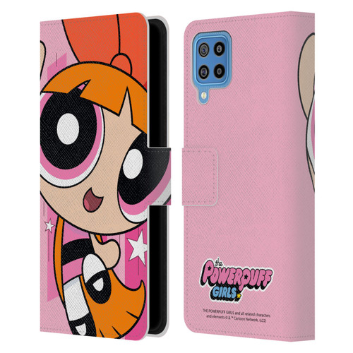 The Powerpuff Girls Graphics Blossom Leather Book Wallet Case Cover For Samsung Galaxy F22 (2021)