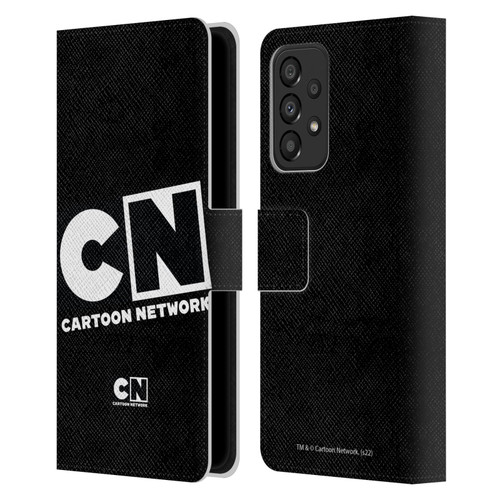 Cartoon Network Logo Oversized Leather Book Wallet Case Cover For Samsung Galaxy A33 5G (2022)