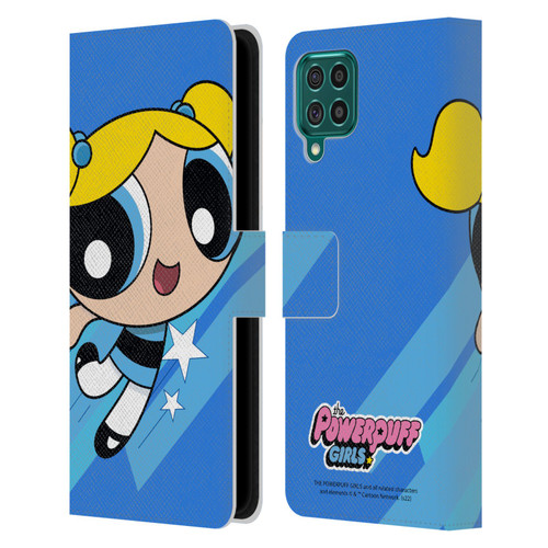 The Powerpuff Girls Graphics Bubbles Leather Book Wallet Case Cover For Samsung Galaxy F62 (2021)