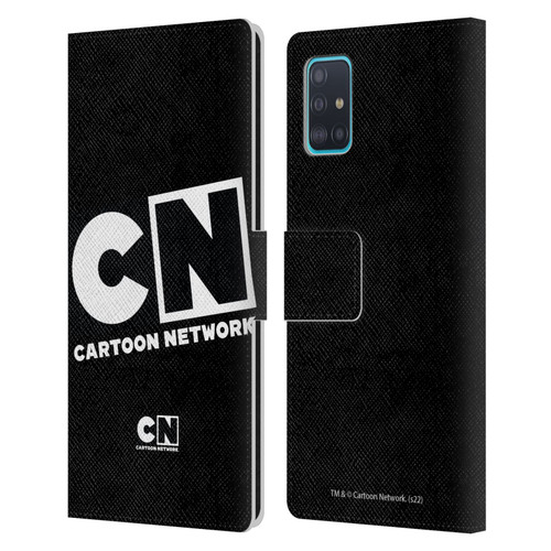 Cartoon Network Logo Oversized Leather Book Wallet Case Cover For Samsung Galaxy A51 (2019)