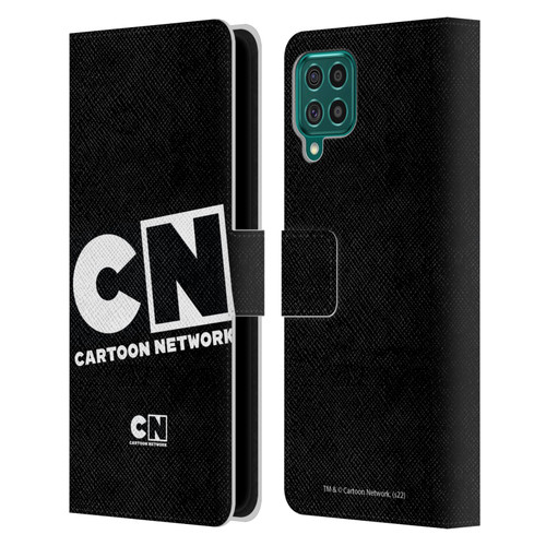 Cartoon Network Logo Oversized Leather Book Wallet Case Cover For Samsung Galaxy F62 (2021)