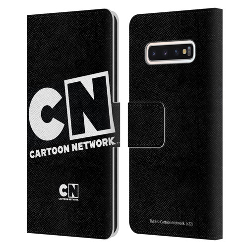 Cartoon Network Logo Oversized Leather Book Wallet Case Cover For Samsung Galaxy S10