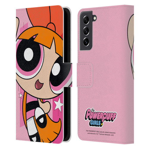 The Powerpuff Girls Graphics Blossom Leather Book Wallet Case Cover For Samsung Galaxy S21 FE 5G