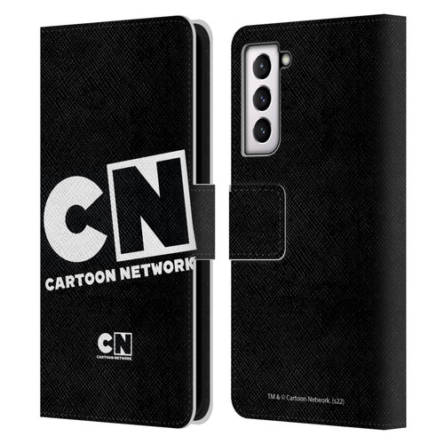 Cartoon Network Logo Oversized Leather Book Wallet Case Cover For Samsung Galaxy S21 5G