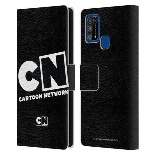 Cartoon Network Logo Oversized Leather Book Wallet Case Cover For Samsung Galaxy M31 (2020)