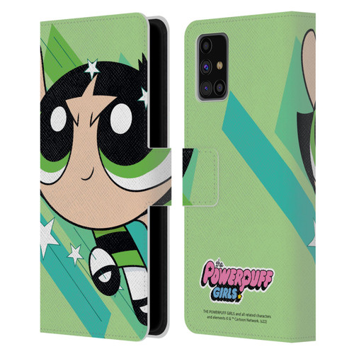The Powerpuff Girls Graphics Buttercup Leather Book Wallet Case Cover For Samsung Galaxy M31s (2020)