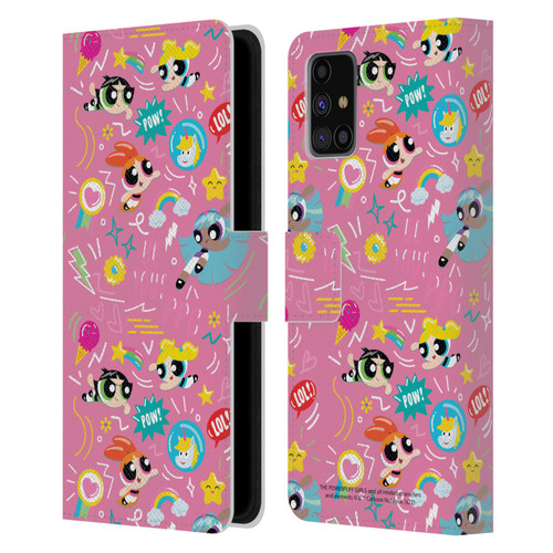 The Powerpuff Girls Graphics Icons Leather Book Wallet Case Cover For Samsung Galaxy M31s (2020)