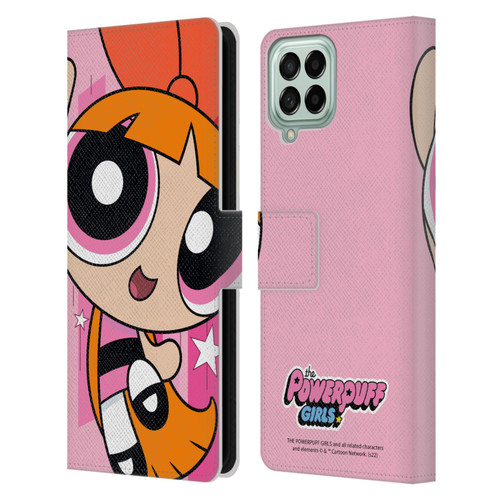 The Powerpuff Girls Graphics Blossom Leather Book Wallet Case Cover For Samsung Galaxy M33 (2022)