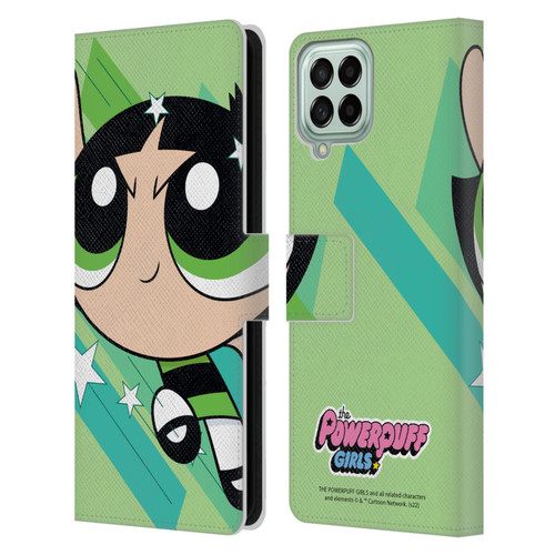 The Powerpuff Girls Graphics Buttercup Leather Book Wallet Case Cover For Samsung Galaxy M33 (2022)