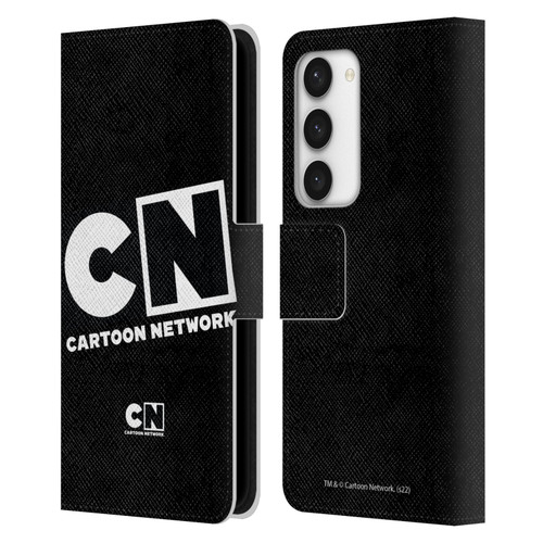 Cartoon Network Logo Oversized Leather Book Wallet Case Cover For Samsung Galaxy S23 5G