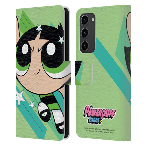 The Powerpuff Girls Graphics Buttercup Leather Book Wallet Case Cover For Samsung Galaxy S23+ 5G