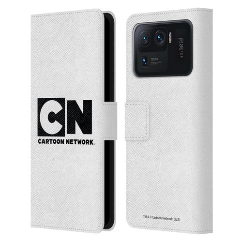Cartoon Network Logo Plain Leather Book Wallet Case Cover For Xiaomi Mi 11 Ultra