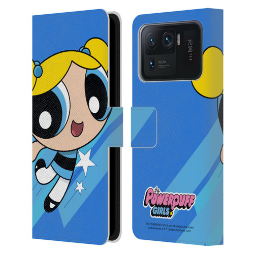 The Powerpuff Girls Graphics Bubbles Leather Book Wallet Case Cover For Xiaomi Mi 11 Ultra