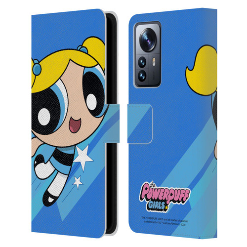 The Powerpuff Girls Graphics Bubbles Leather Book Wallet Case Cover For Xiaomi 12 Pro