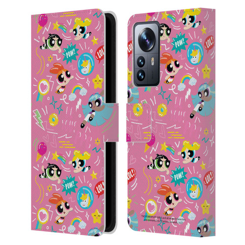 The Powerpuff Girls Graphics Icons Leather Book Wallet Case Cover For Xiaomi 12 Pro