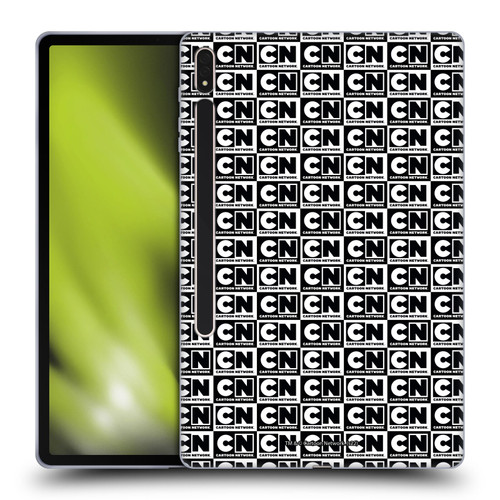 Cartoon Network Logo Pattern Soft Gel Case for Samsung Galaxy Tab S8 Plus