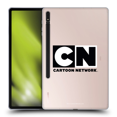 Cartoon Network Logo Plain Soft Gel Case for Samsung Galaxy Tab S8 Plus