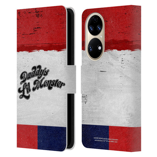 Suicide Squad 2016 Graphics Harley Quinn Costume Leather Book Wallet Case Cover For Huawei P50