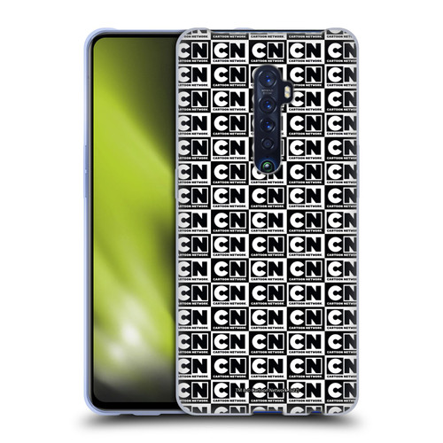 Cartoon Network Logo Pattern Soft Gel Case for OPPO Reno 2