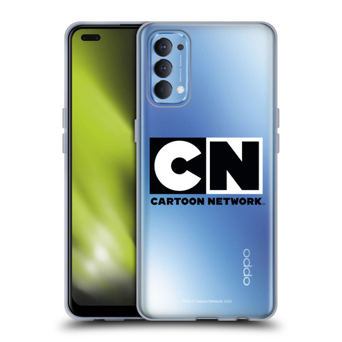 Cartoon Network Logo Plain Soft Gel Case for OPPO Reno 4 5G