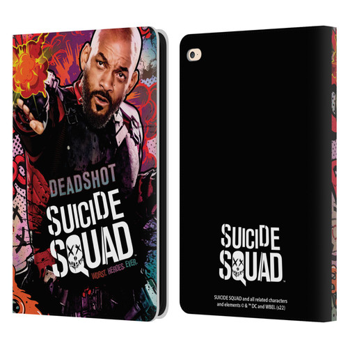 Suicide Squad 2016 Graphics Deadshot Poster Leather Book Wallet Case Cover For Apple iPad Air 2 (2014)