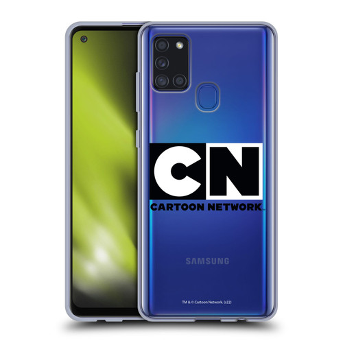 Cartoon Network Logo Plain Soft Gel Case for Samsung Galaxy A21s (2020)