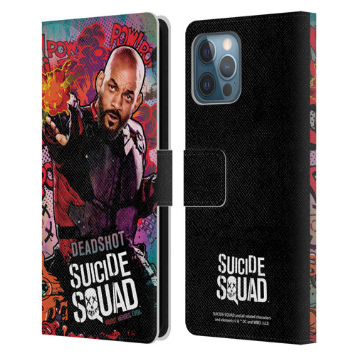 Suicide Squad 2016 Graphics Deadshot Poster Leather Book Wallet Case Cover For Apple iPhone 12 Pro Max