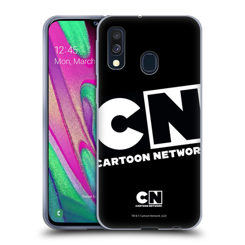 Cartoon Network Logo Oversized Soft Gel Case for Samsung Galaxy A40 (2019)