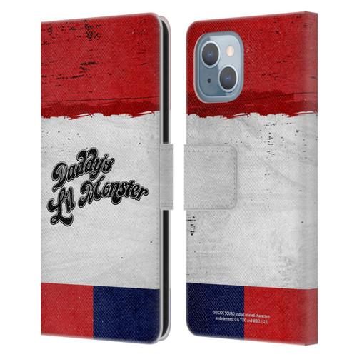 Suicide Squad 2016 Graphics Harley Quinn Costume Leather Book Wallet Case Cover For Apple iPhone 14