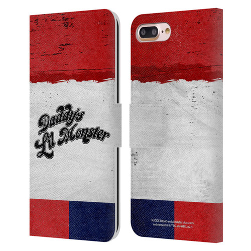 Suicide Squad 2016 Graphics Harley Quinn Costume Leather Book Wallet Case Cover For Apple iPhone 7 Plus / iPhone 8 Plus