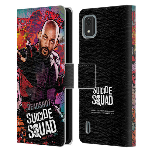 Suicide Squad 2016 Graphics Deadshot Poster Leather Book Wallet Case Cover For Nokia C2 2nd Edition