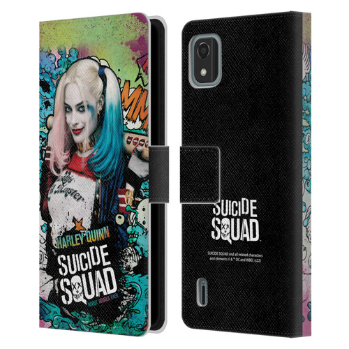 Suicide Squad 2016 Graphics Harley Quinn Poster Leather Book Wallet Case Cover For Nokia C2 2nd Edition