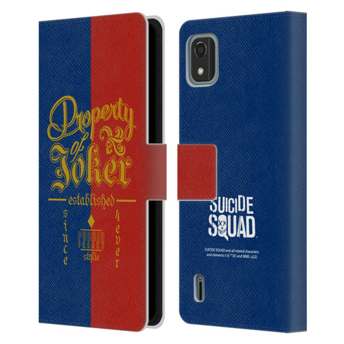 Suicide Squad 2016 Graphics Property Of Joker Leather Book Wallet Case Cover For Nokia C2 2nd Edition