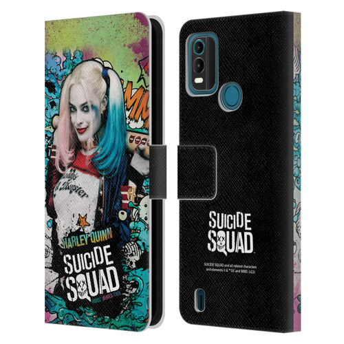Suicide Squad 2016 Graphics Harley Quinn Poster Leather Book Wallet Case Cover For Nokia G11 Plus
