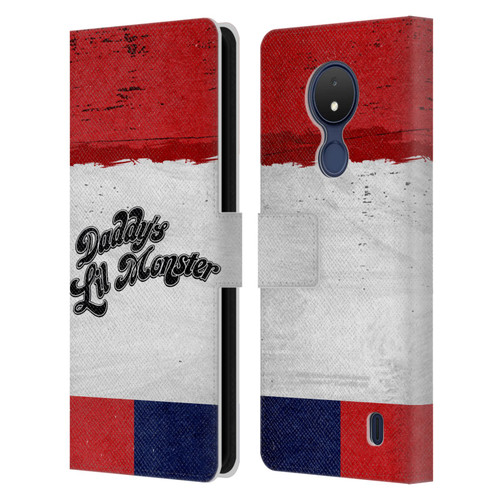 Suicide Squad 2016 Graphics Harley Quinn Costume Leather Book Wallet Case Cover For Nokia C21