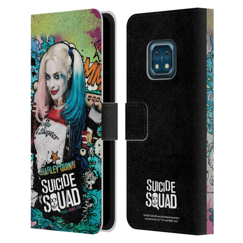 Suicide Squad 2016 Graphics Harley Quinn Poster Leather Book Wallet Case Cover For Nokia XR20