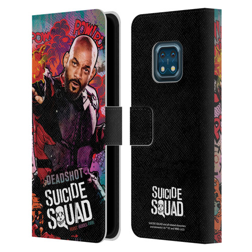 Suicide Squad 2016 Graphics Deadshot Poster Leather Book Wallet Case Cover For Nokia XR20