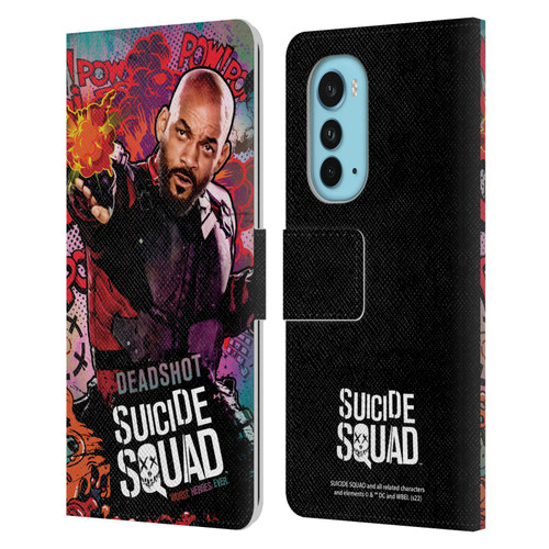 Suicide Squad 2016 Graphics Deadshot Poster Leather Book Wallet Case Cover For Motorola Edge (2022)