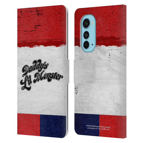 Suicide Squad 2016 Graphics Harley Quinn Costume Leather Book Wallet Case Cover For Motorola Edge (2022)