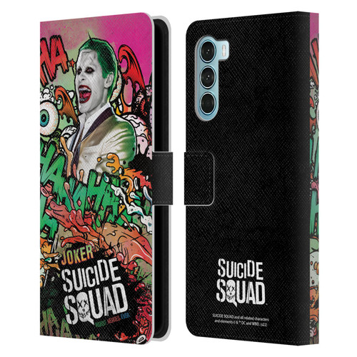 Suicide Squad 2016 Graphics Joker Poster Leather Book Wallet Case Cover For Motorola Edge S30 / Moto G200 5G