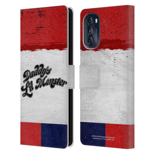 Suicide Squad 2016 Graphics Harley Quinn Costume Leather Book Wallet Case Cover For Motorola Moto G (2022)