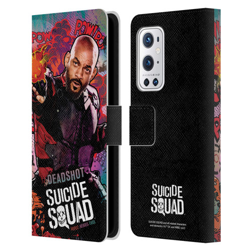 Suicide Squad 2016 Graphics Deadshot Poster Leather Book Wallet Case Cover For OnePlus 9 Pro