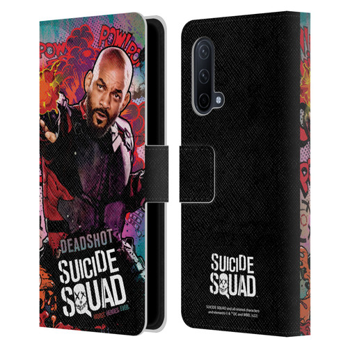 Suicide Squad 2016 Graphics Deadshot Poster Leather Book Wallet Case Cover For OnePlus Nord CE 5G