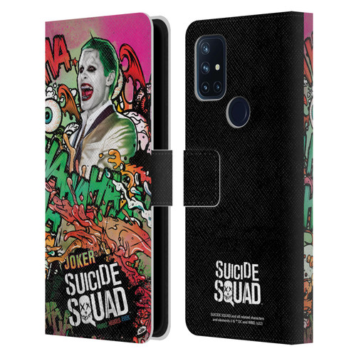 Suicide Squad 2016 Graphics Joker Poster Leather Book Wallet Case Cover For OnePlus Nord N10 5G