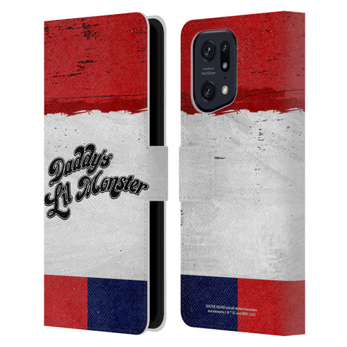 Suicide Squad 2016 Graphics Harley Quinn Costume Leather Book Wallet Case Cover For OPPO Find X5 Pro