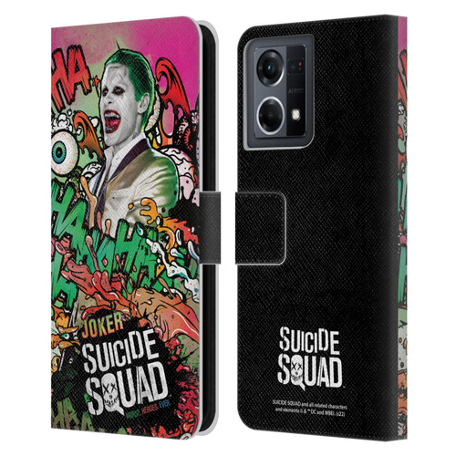 Suicide Squad 2016 Graphics Joker Poster Leather Book Wallet Case Cover For OPPO Reno8 4G