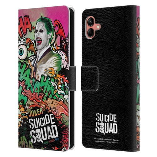 Suicide Squad 2016 Graphics Joker Poster Leather Book Wallet Case Cover For Samsung Galaxy A04 (2022)