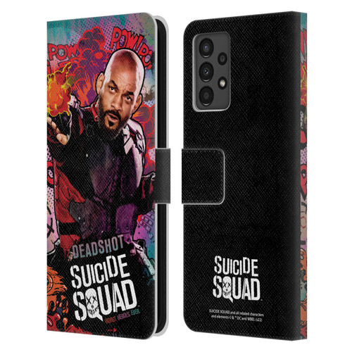 Suicide Squad 2016 Graphics Deadshot Poster Leather Book Wallet Case Cover For Samsung Galaxy A13 (2022)